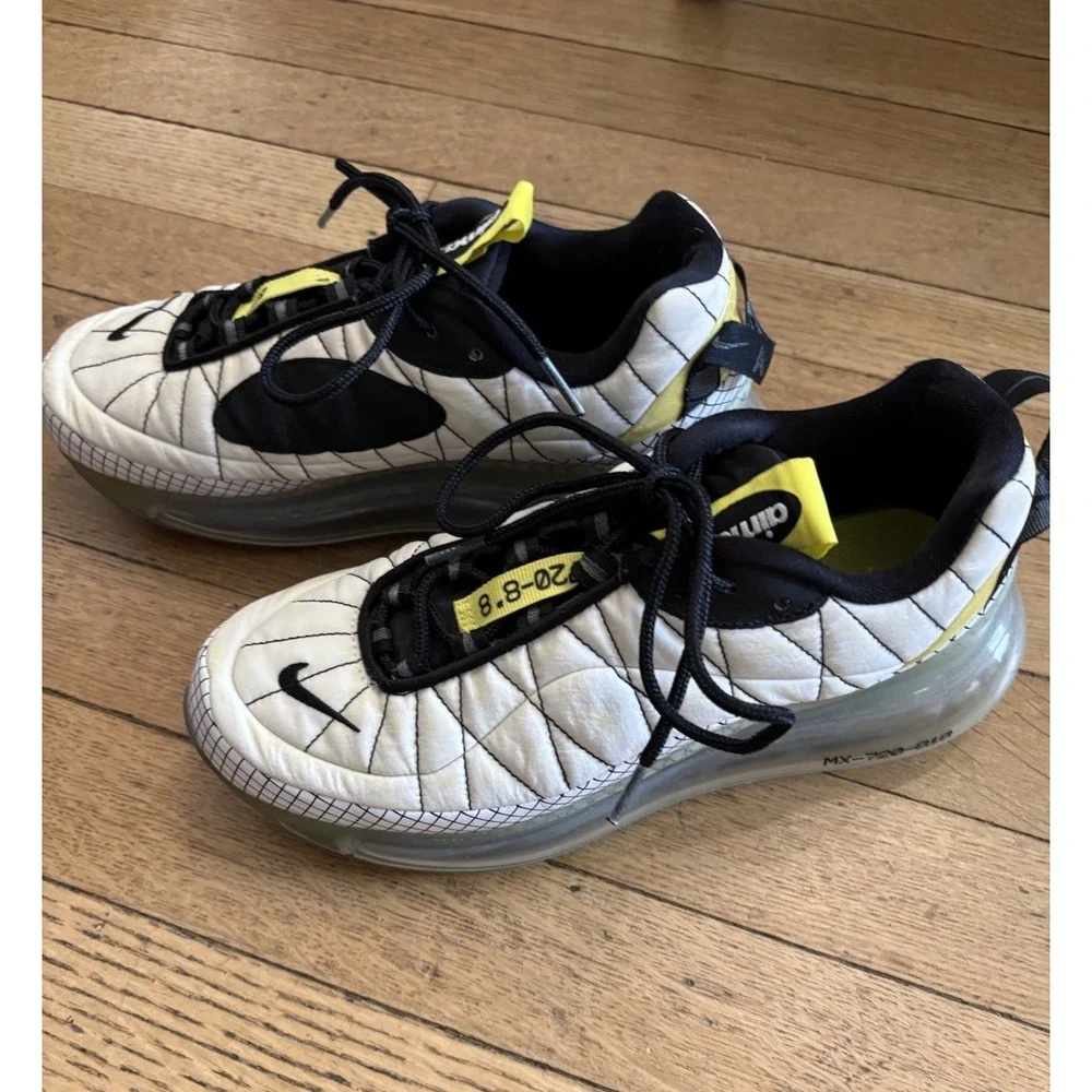 Nike Air MX 720-818 White Black Opti Yellow CI3871-100 Men's 7.5